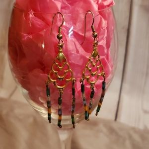 Handmade chandelier earrings